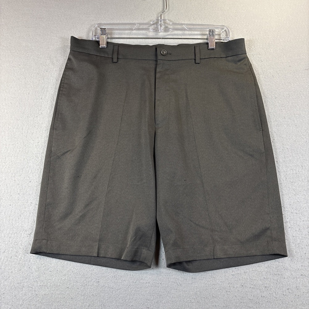 Walter Hagen Men's Perfect Golf Shorts Brown Hydro-Dri Size 34